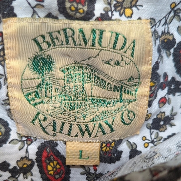 Paisley Print Casual Button Down Shirt - Picture 6 of 13